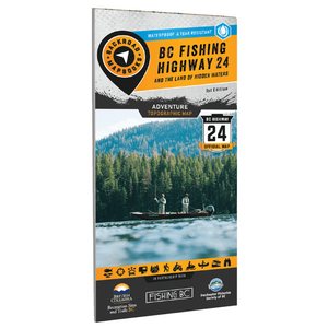 BC Fishing Highway 24 Backroads Map