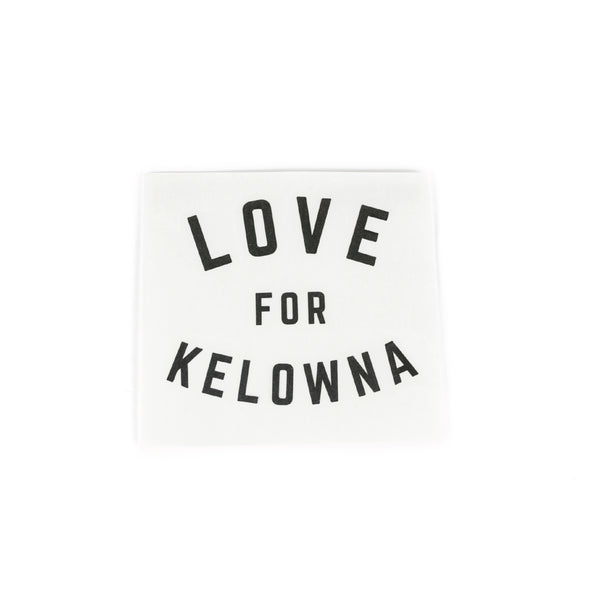 'Love for Kelowna' Decal