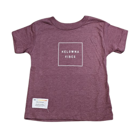 Maroon 'Kelowna Vibes' Toddler T-Shirt